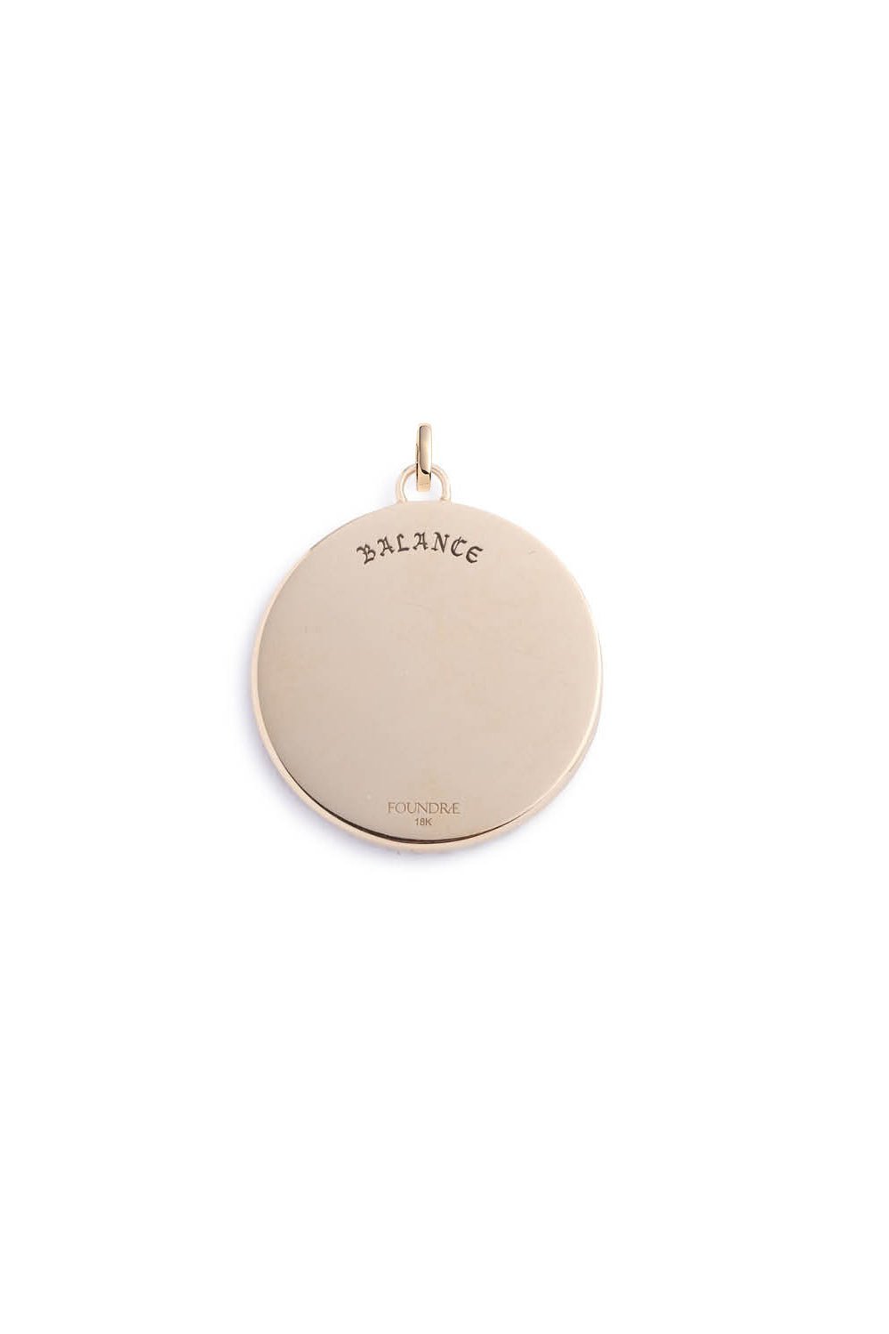 FOUNDRAE-Large Specialty Medallion - Balance-YELLOW GOLD