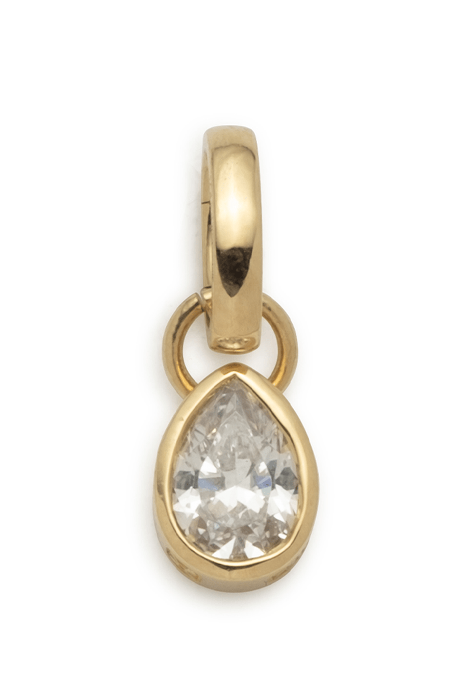 FOUNDRAE-Medium Diamond Forever Always Pendant-YELLOW GOLD