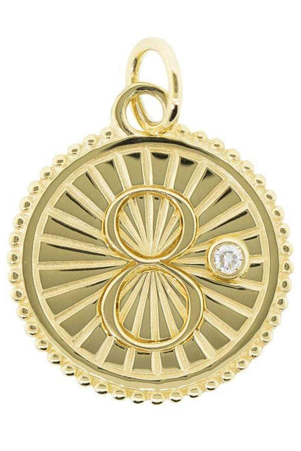 FOUNDRAE-Medium Karma Medallion-YELLOW GOLD