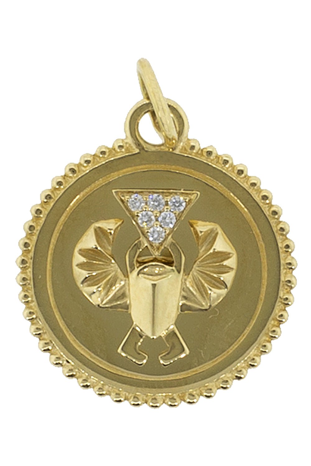 FOUNDRAE-Medium Protection Medallion-YELLOW GOLD