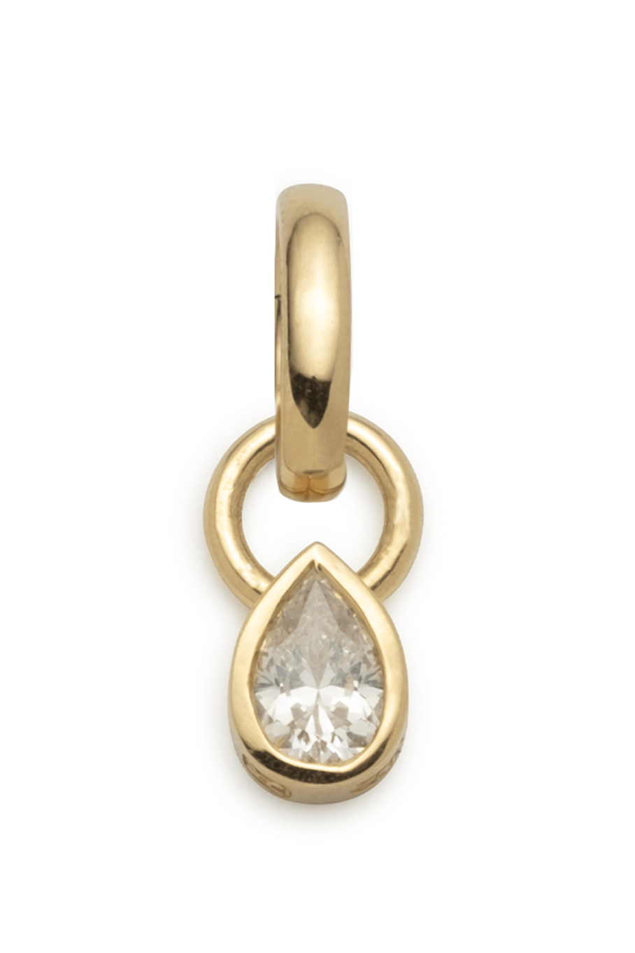 FOUNDRAE-Mini Diamond Forever Always Pendant-YELLOW GOLD