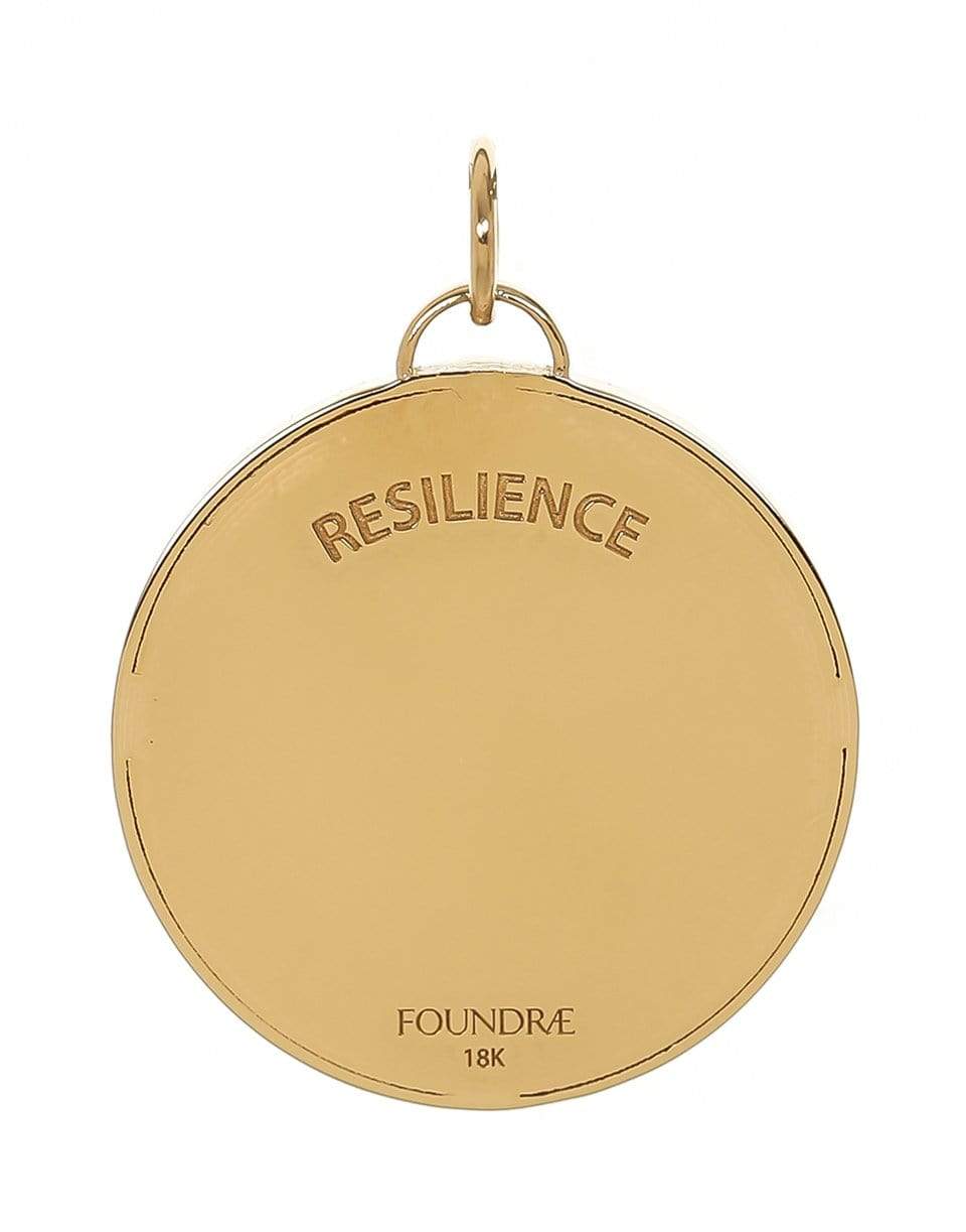 FOUNDRAE-Resilience Blossom Medallion-YELLOW GOLD