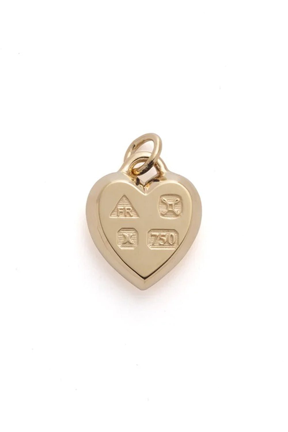 FOUNDRAE-Small True Love Heart Pendant-YELLOW GOLD