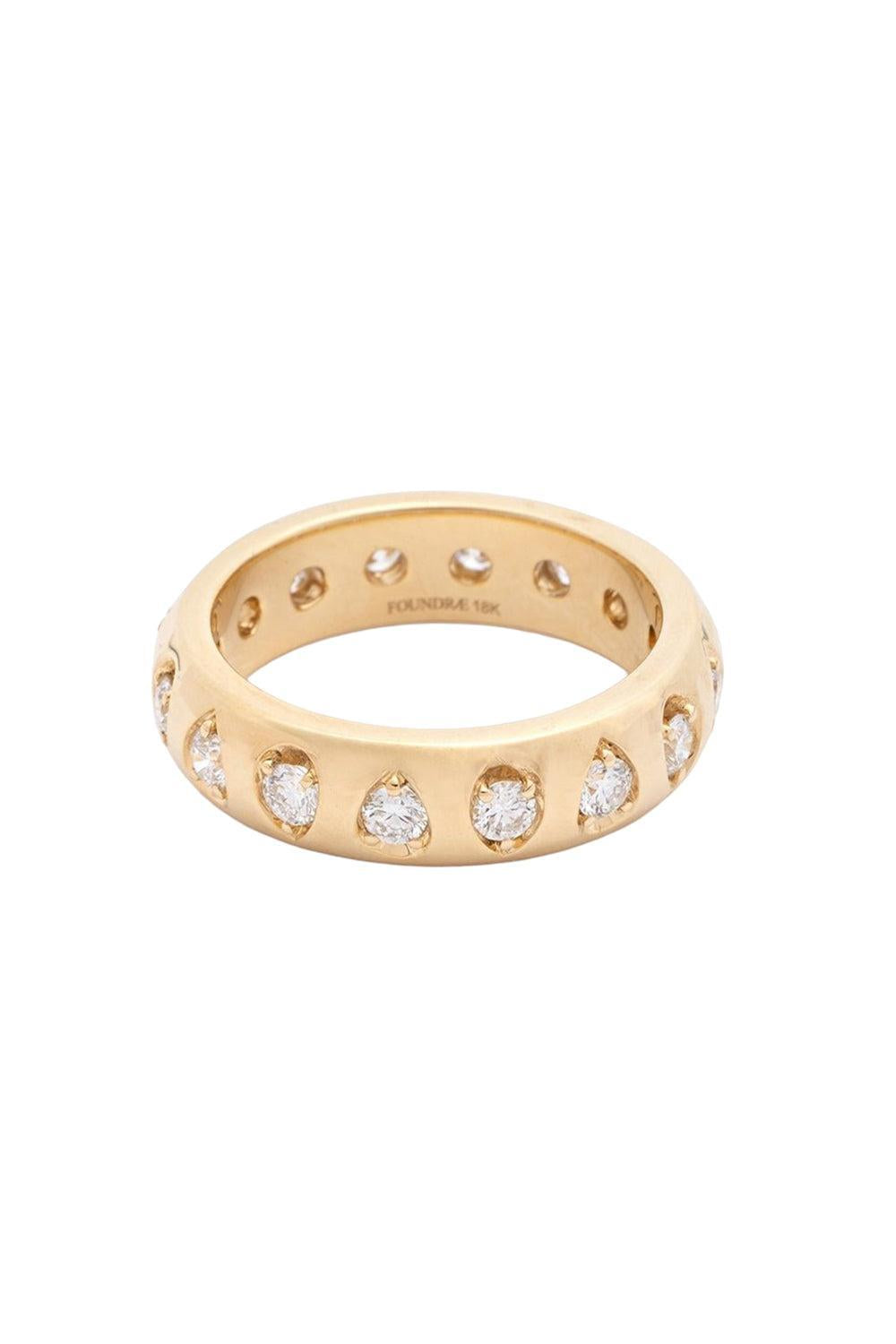 Forever And Always A Pair - Love Diamond Gemstone Band