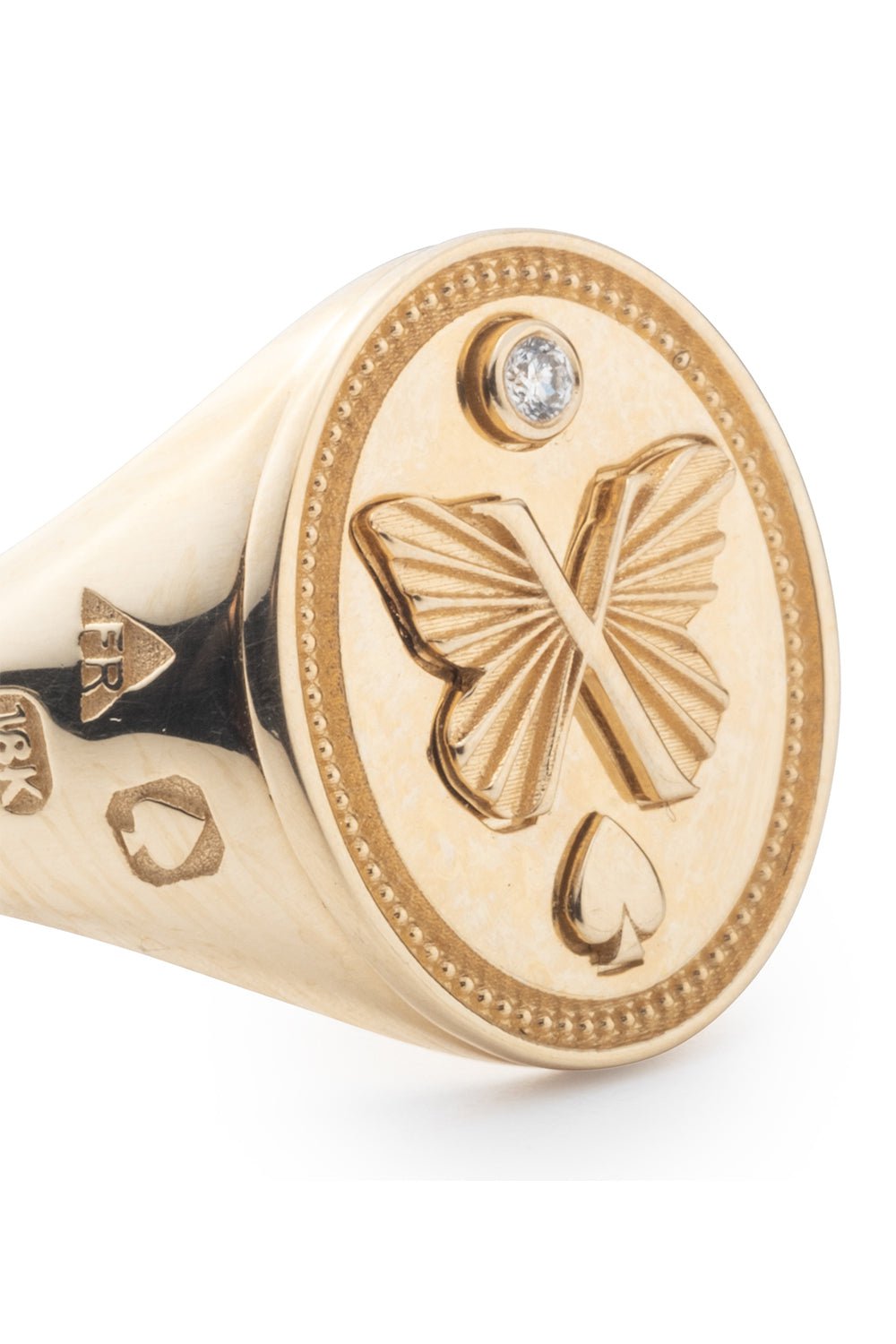 FOUNDRAE-Reverie Signet Ring-YELLOW GOLD