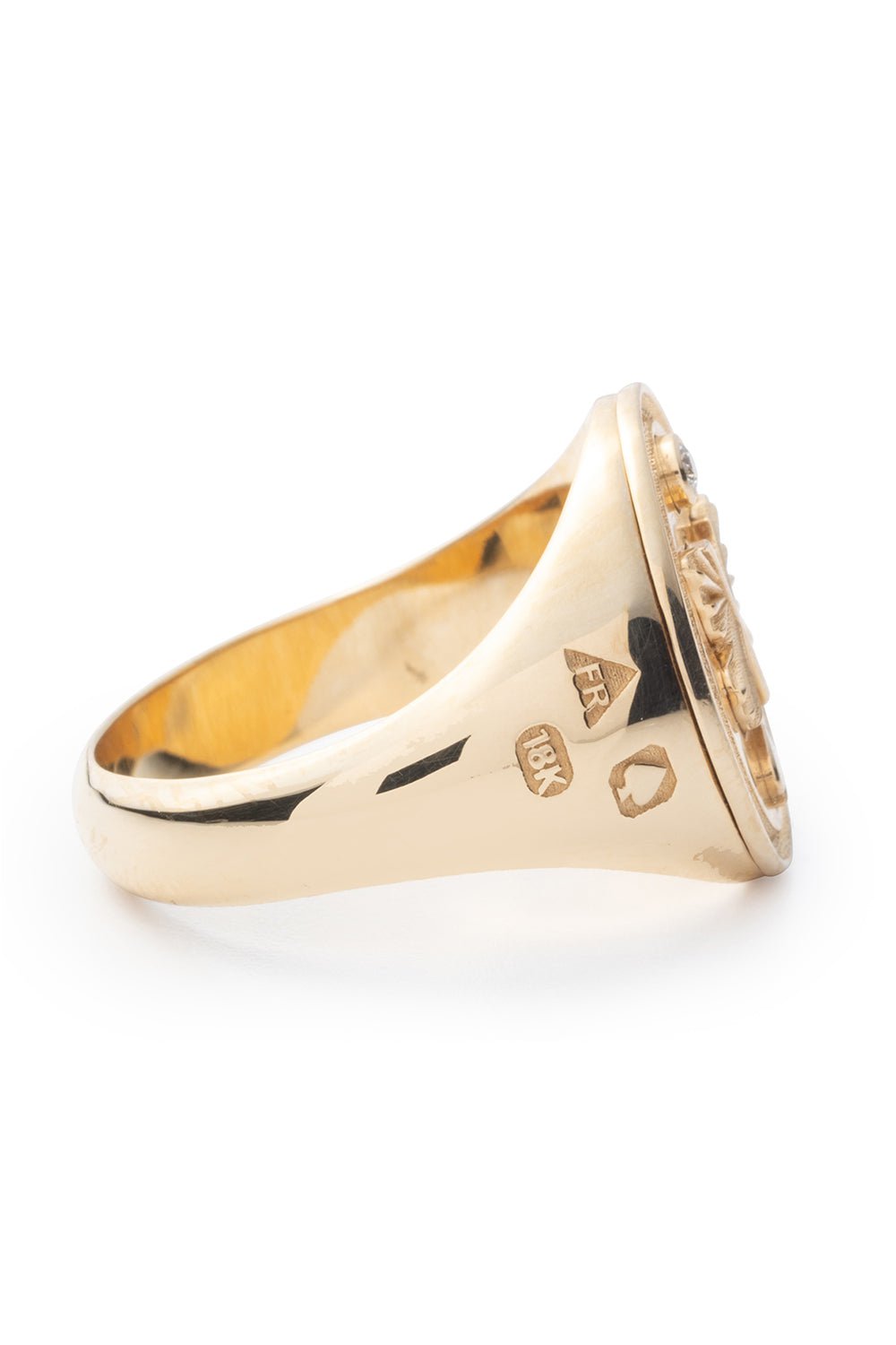FOUNDRAE-Reverie Signet Ring-YELLOW GOLD