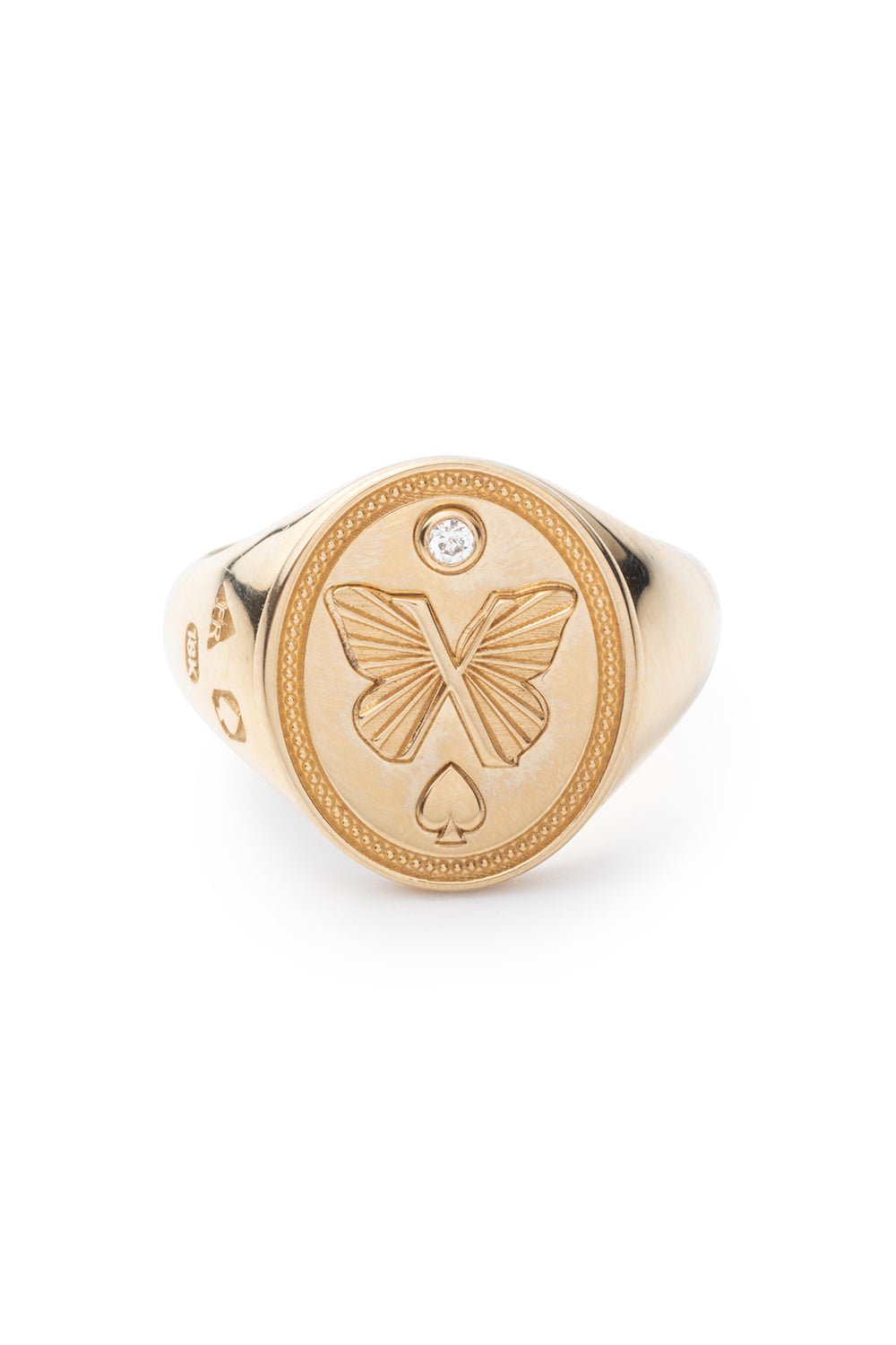 FOUNDRAE-Reverie Signet Ring-YELLOW GOLD