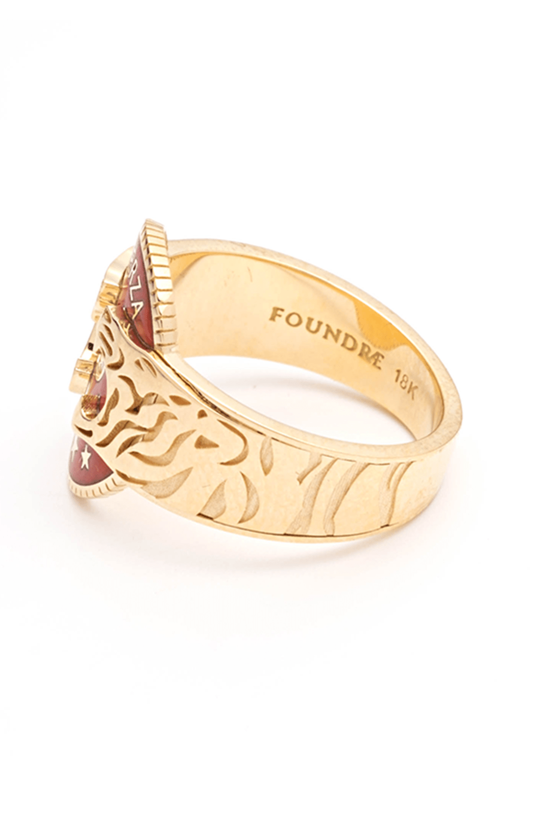 FOUNDRAE-Strength Cigar Band-YELLOW GOLD