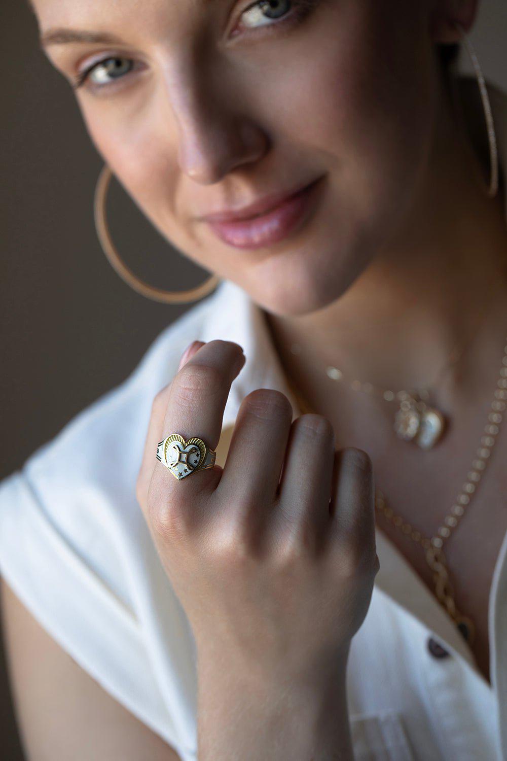 FOUNDRAE-True Love Cigar Band-YELLOW GOLD