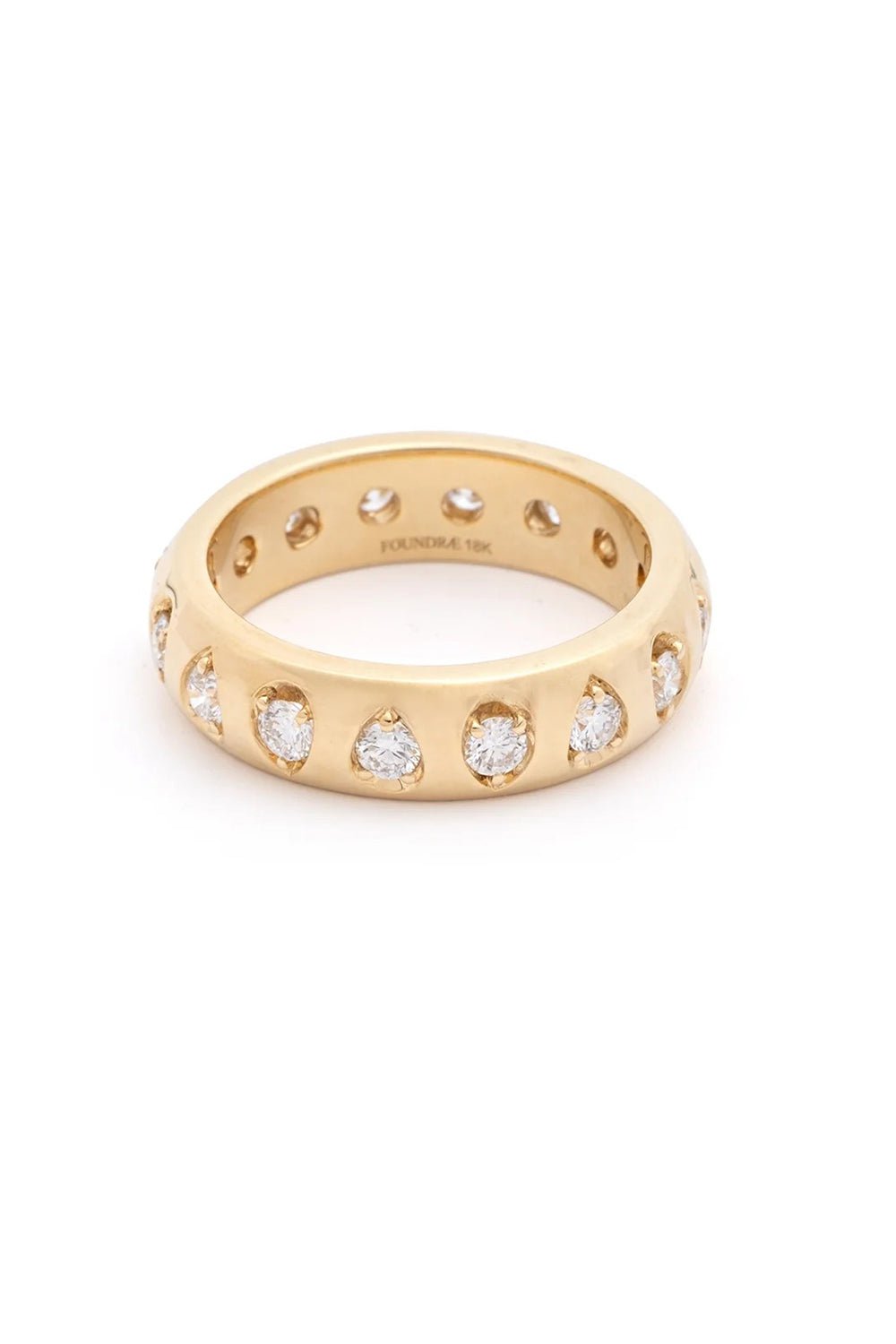 FOUNDRAE-Diamond Forever And Always A Pair - Love Ring-YELLOW GOLD