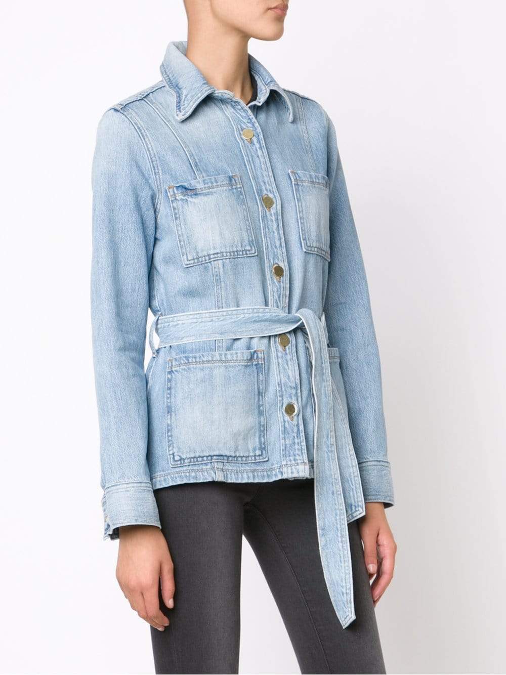 FRAME DENIM-Le Patch Pocket Jacket-