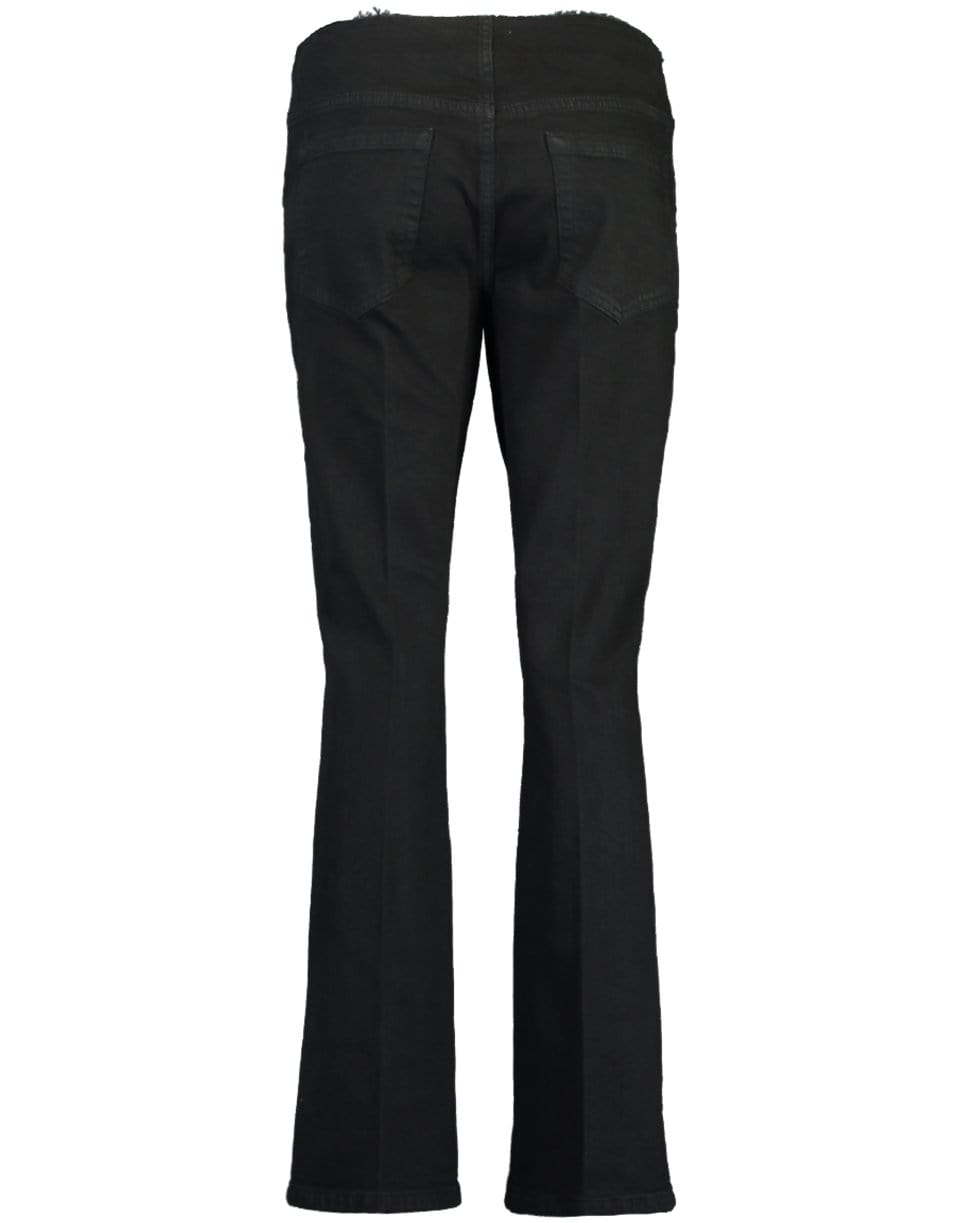 FRAME DENIM-Film Noir Cut Off Waist Mini Boot Slit-