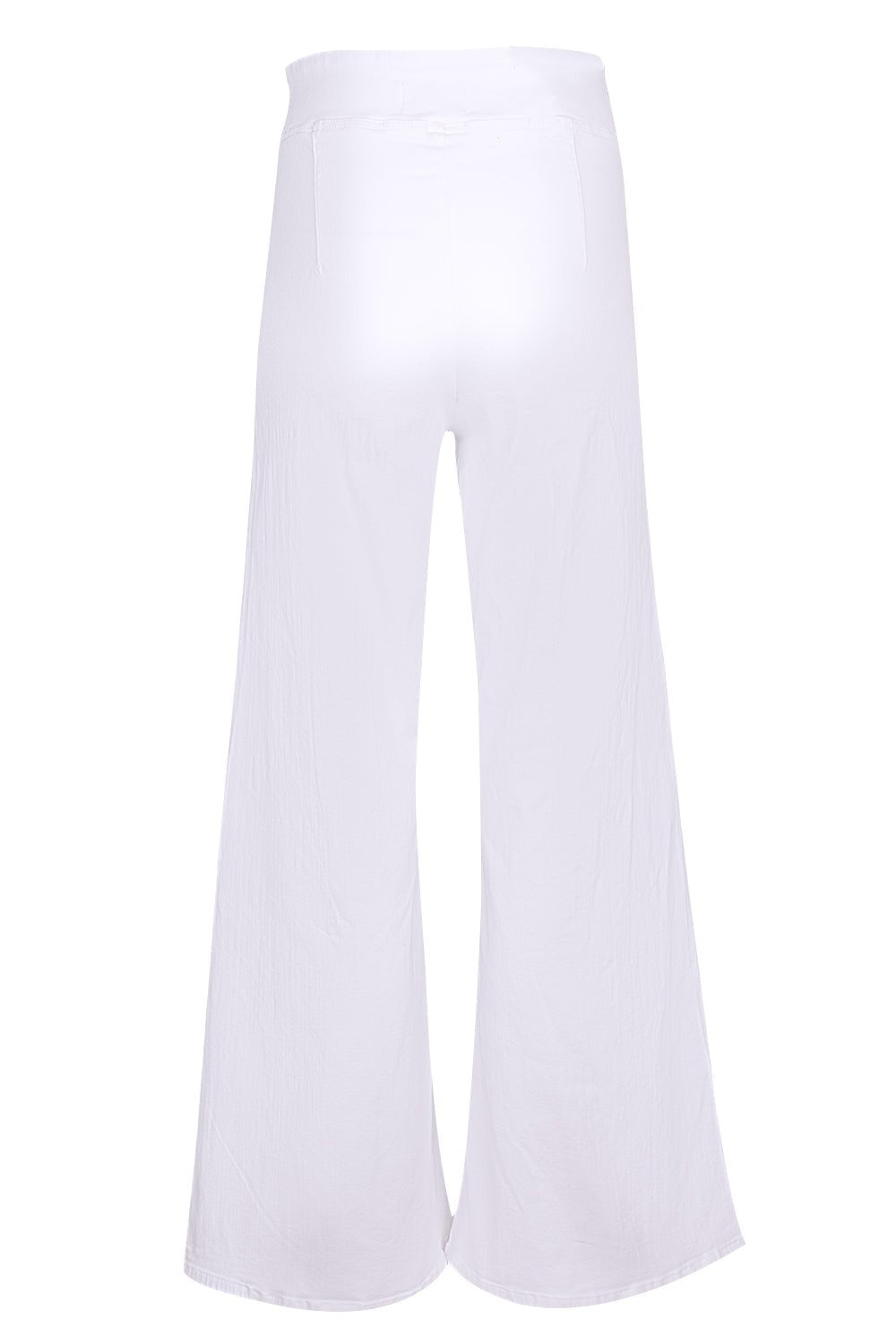 FRAME DENIM-The Jetset Wide Crop - White-