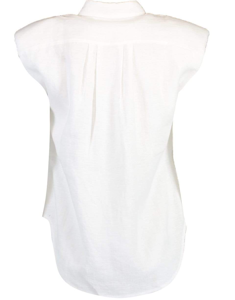 FRAME DENIM-Blanc Cassandra Button Down-
