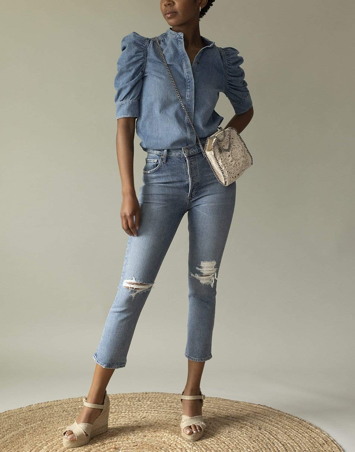 FRAME DENIM-Gillian Top-