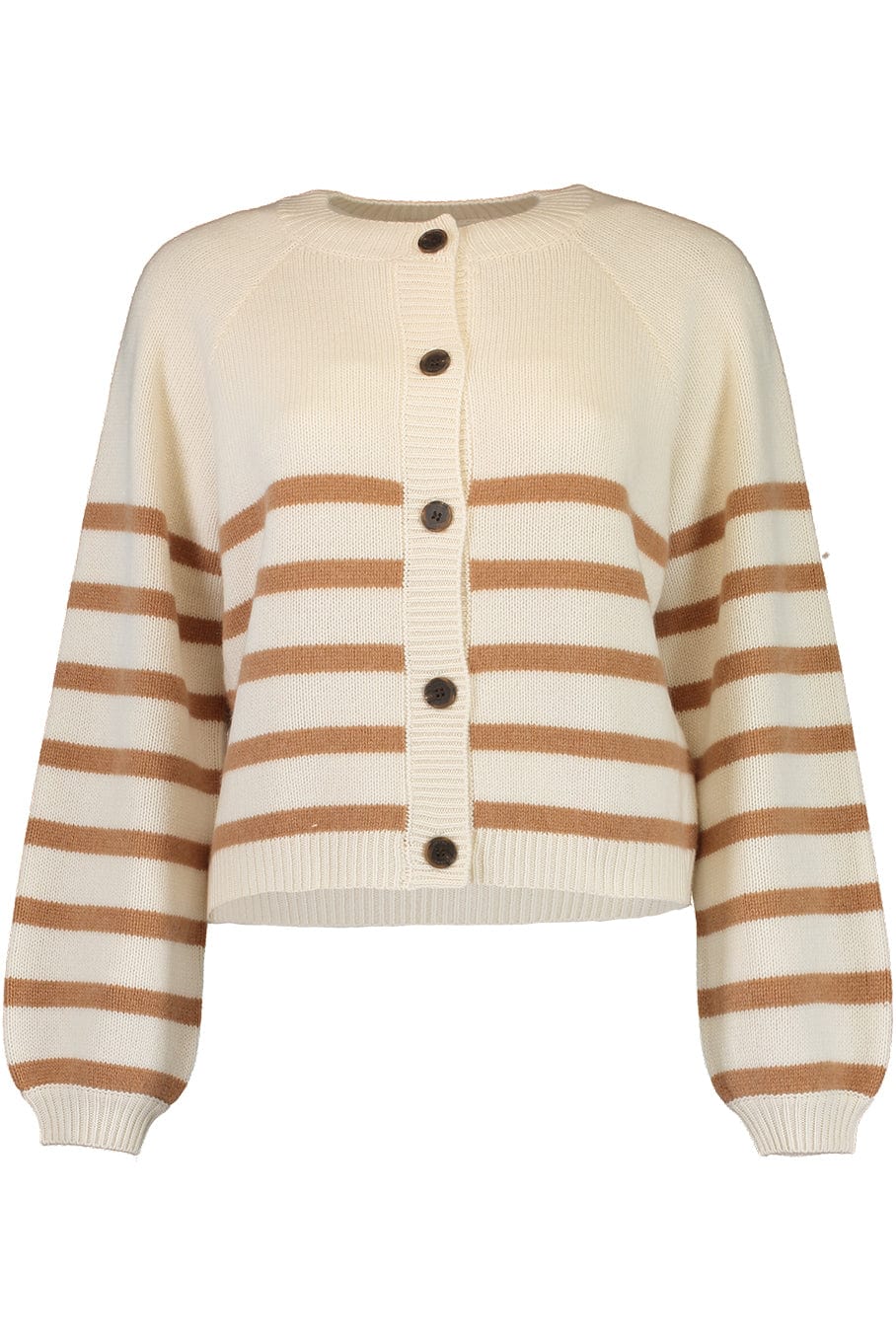 FRAME DENIM-Breton Stripe Cardigan-
