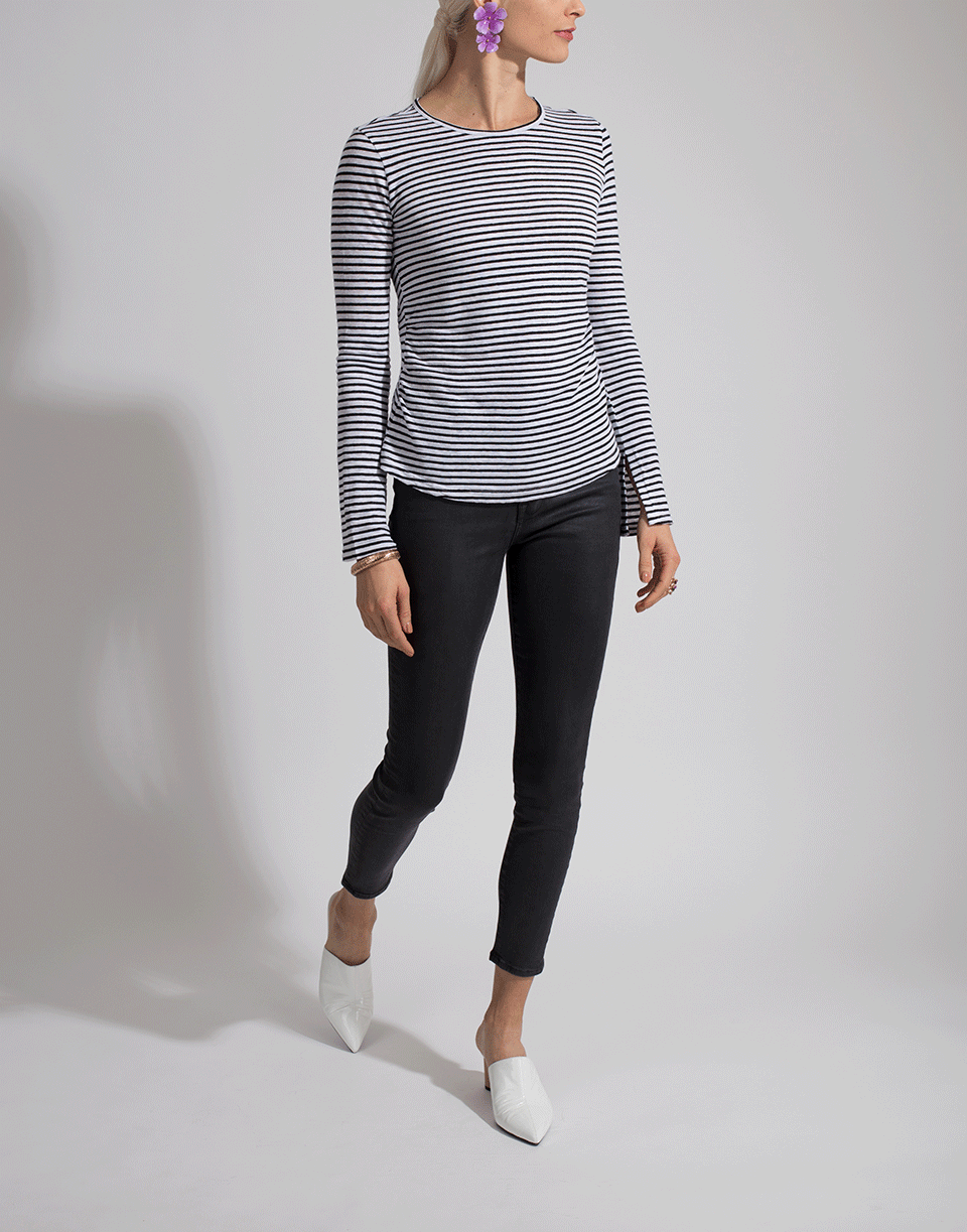 FRAME DENIM-Shirred Bell Tee-