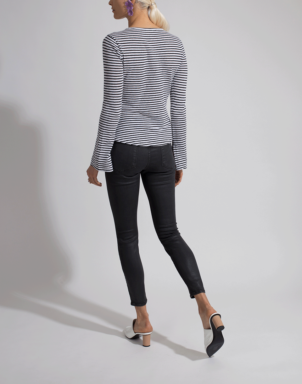 FRAME DENIM-Shirred Bell Tee-