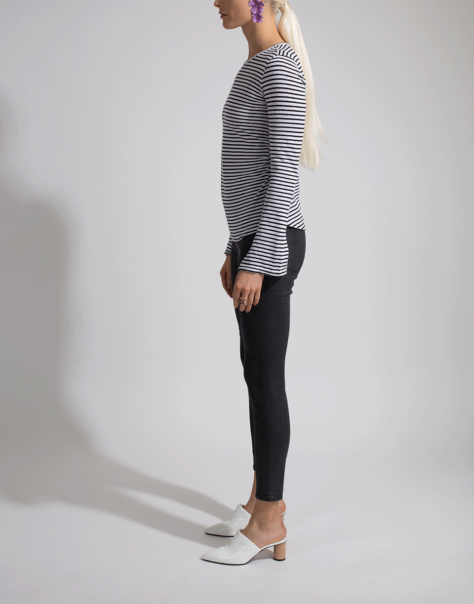 FRAME DENIM-Shirred Bell Tee-