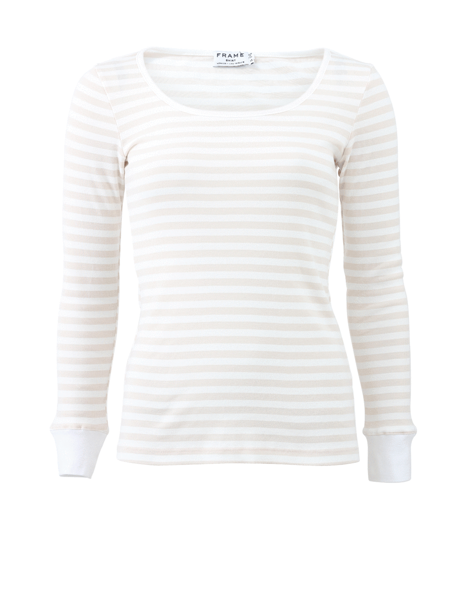 FRAME DENIM-Striped Long Sleeve Tee-