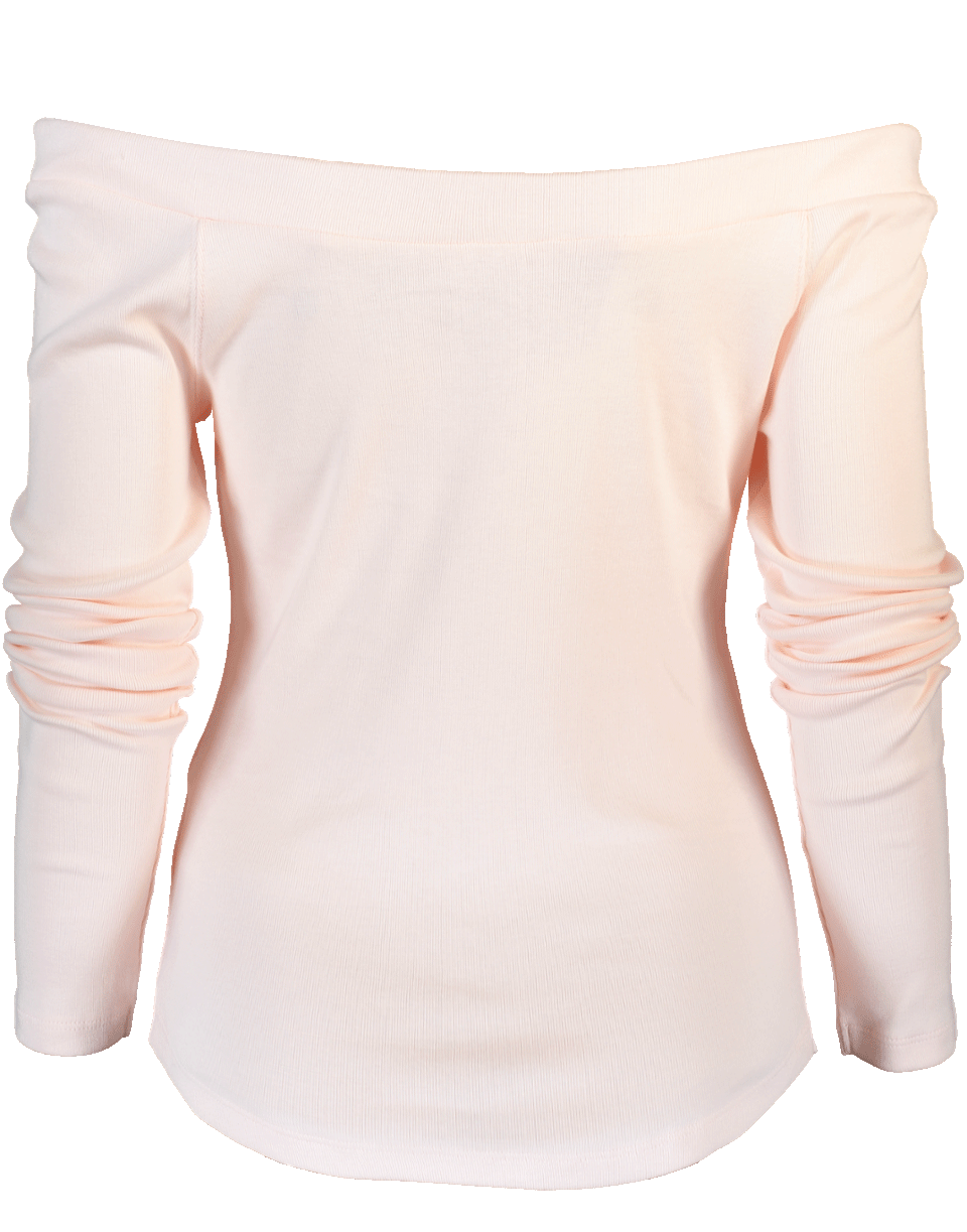 FRAME DENIM-Off Shoulder Tee-