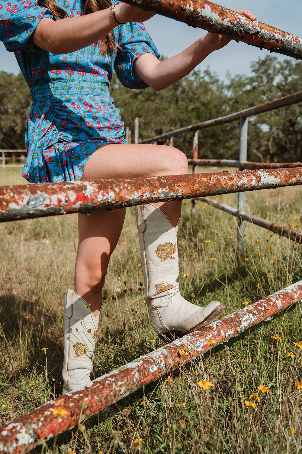San Antonio Cowboy Boot-GOLD-6.5-SHOEBOOT-FRAULEIN BOOTS