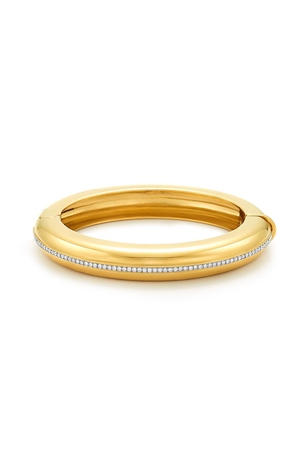 FRED LEIGHTON-Diamond Line Bracelet-YELLOW GOLD