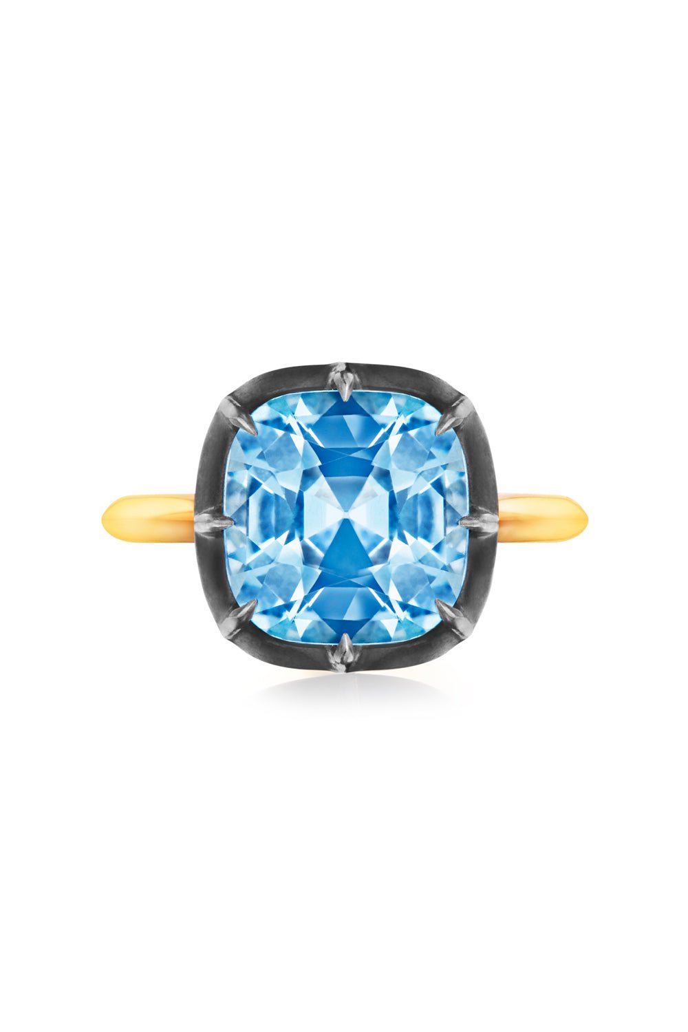 FRED LEIGHTON-Collet Ring-YELLOW GOLD
