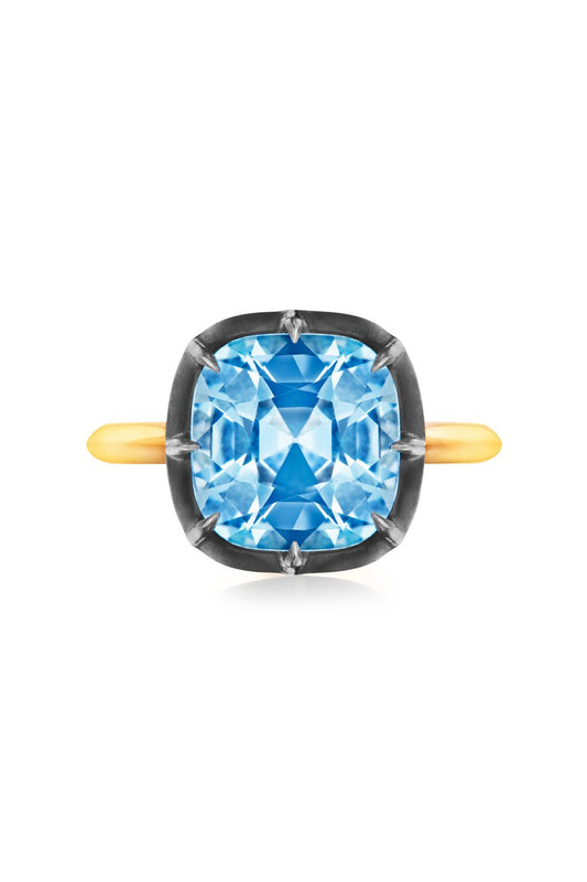 FRED LEIGHTON-Collet Ring-YELLOW GOLD