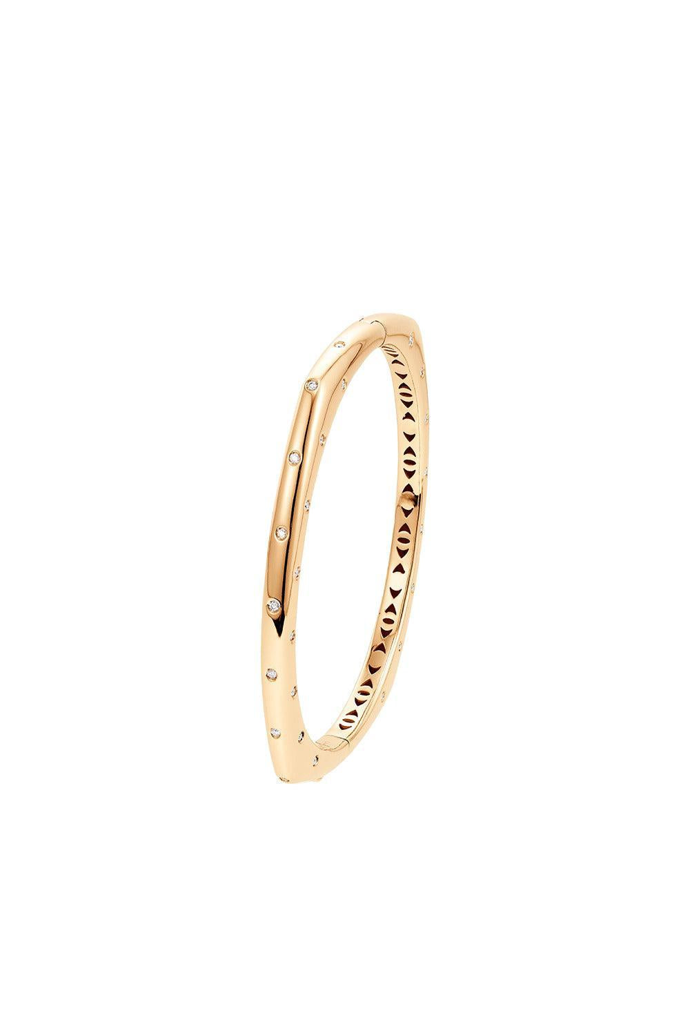 Scattered Diamond Ghost Bangle Bracelet-WHITE GOLD-15-JEWELRYFINE JEWELBRACELET O-FULLORD