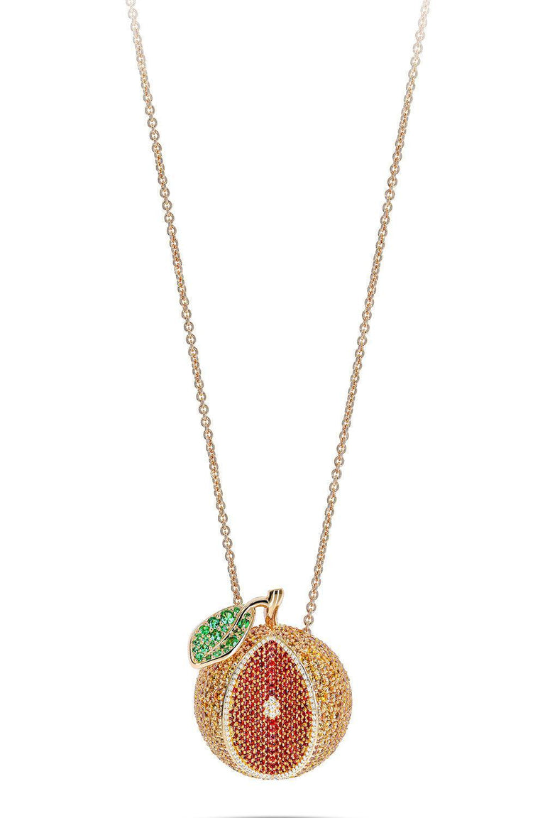 Sapphire Eden Orange Necklace