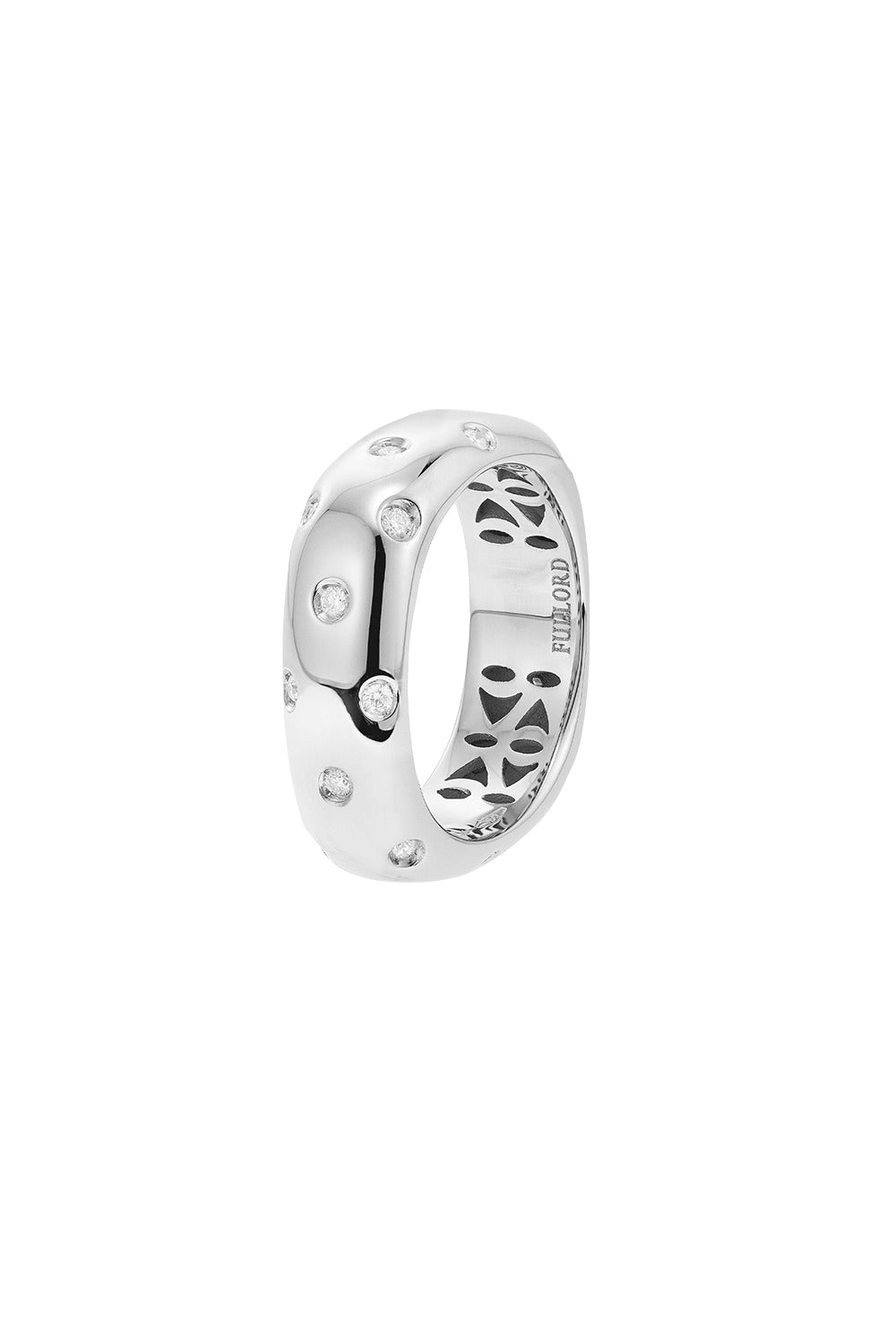 Scattered Diamond Ghost Ring-ROSE GOLD-6-JEWELRYFINE JEWELRING-FULLORD