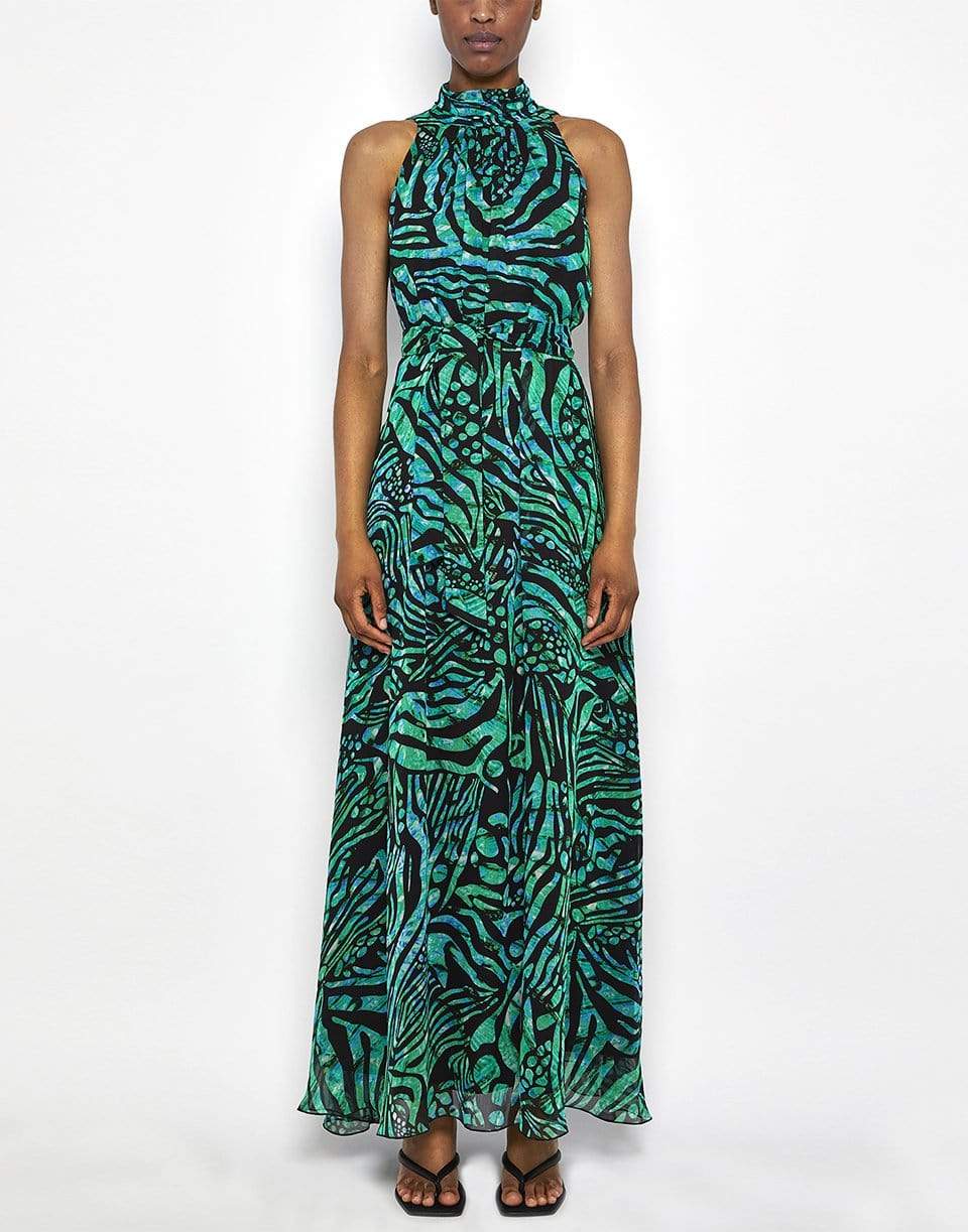 FUZZI-Sleeveless Long Dress-