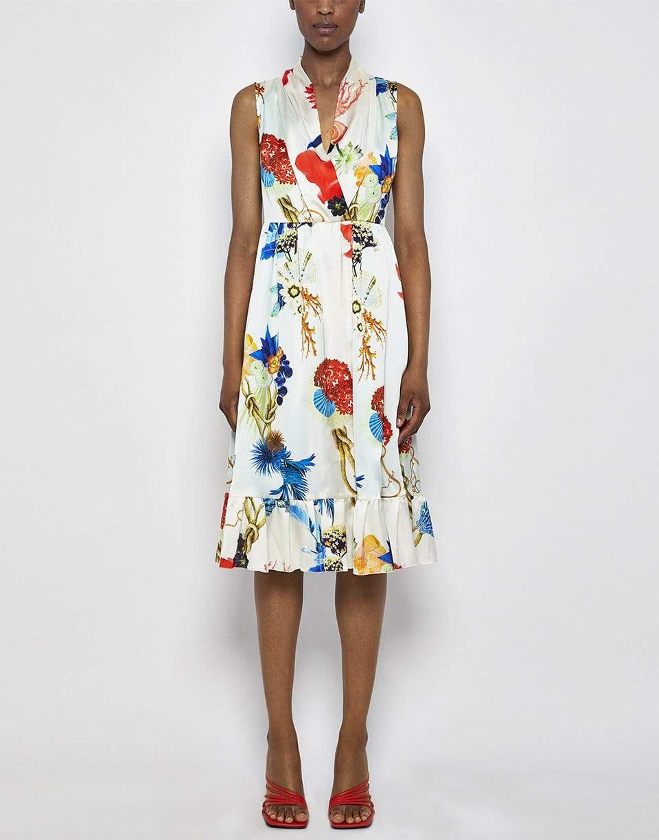FUZZI-Sleeveless Long Ocean Dress-