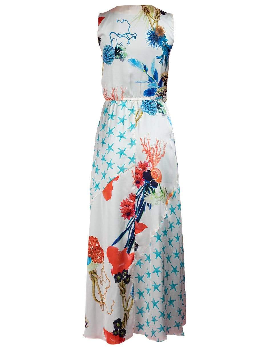 FUZZI-Sleeveless Long Ocean Dress-