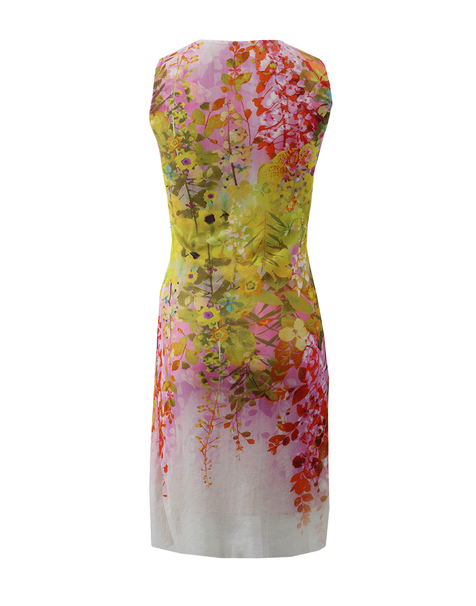 FUZZI-Floral Side Gather Dress-