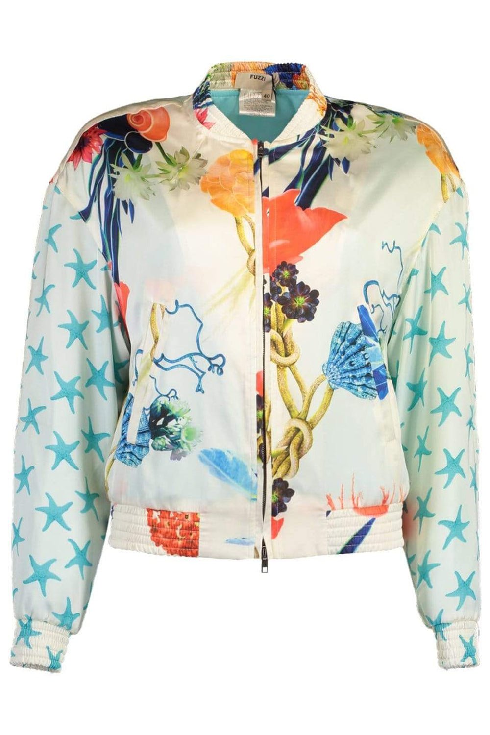 FUZZI-Bomber Jacket - Meringa-