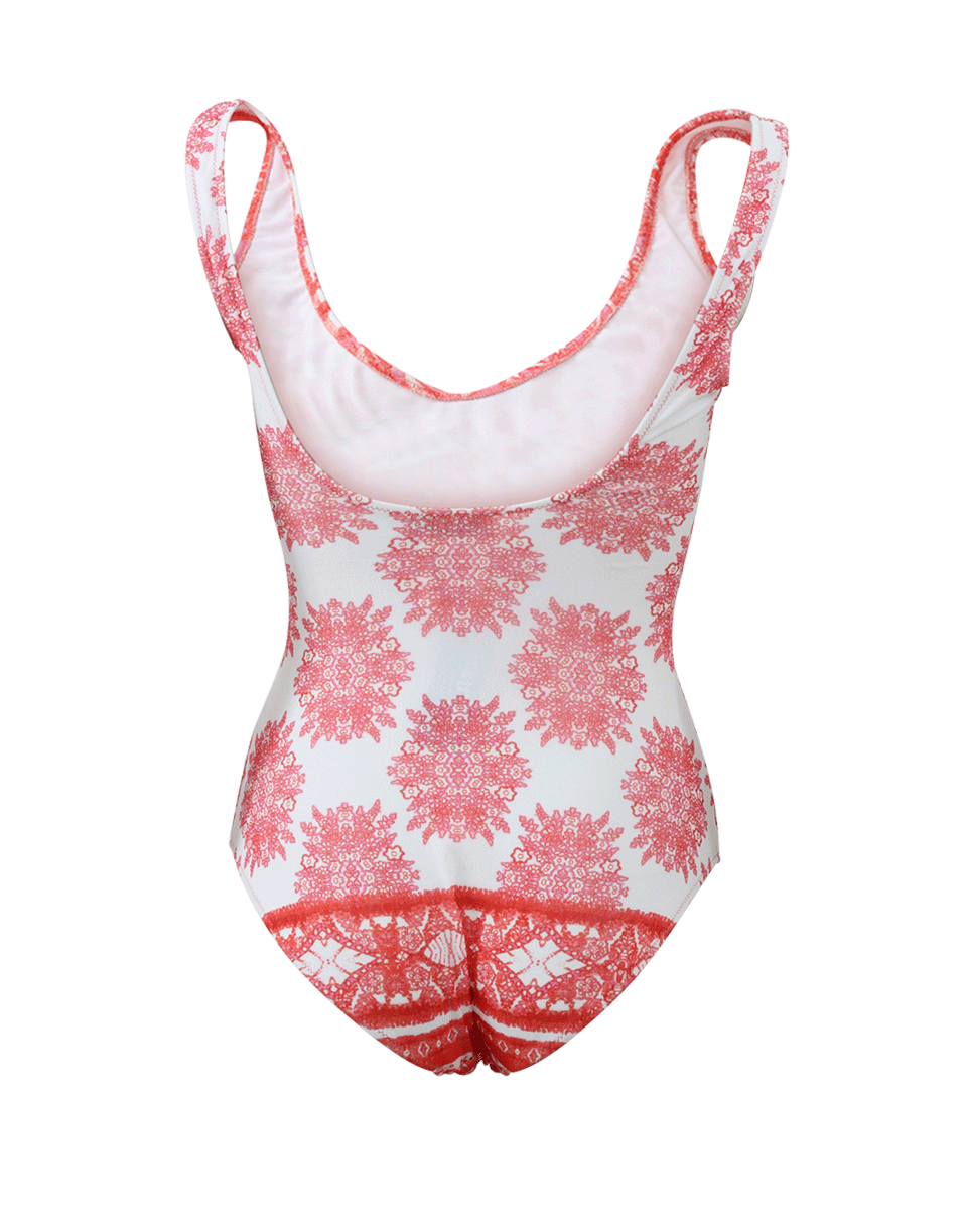 FUZZI-Scarf Print Bathing Suit-