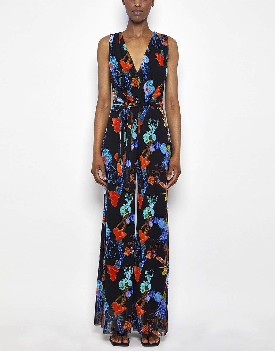 FUZZI-Sleeveless Jumpsuit-
