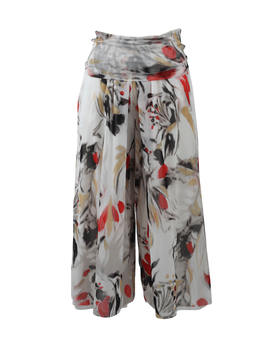 FUZZI-Cigno Print Culottes-