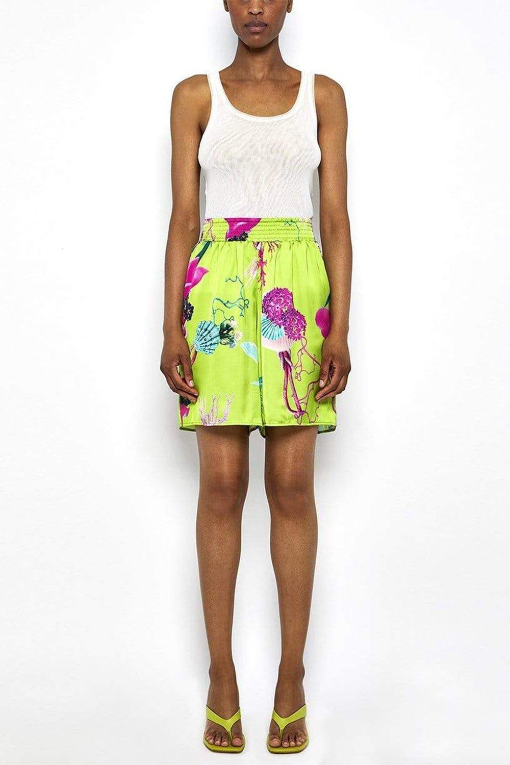 FUZZI-Flower Print Shorts-