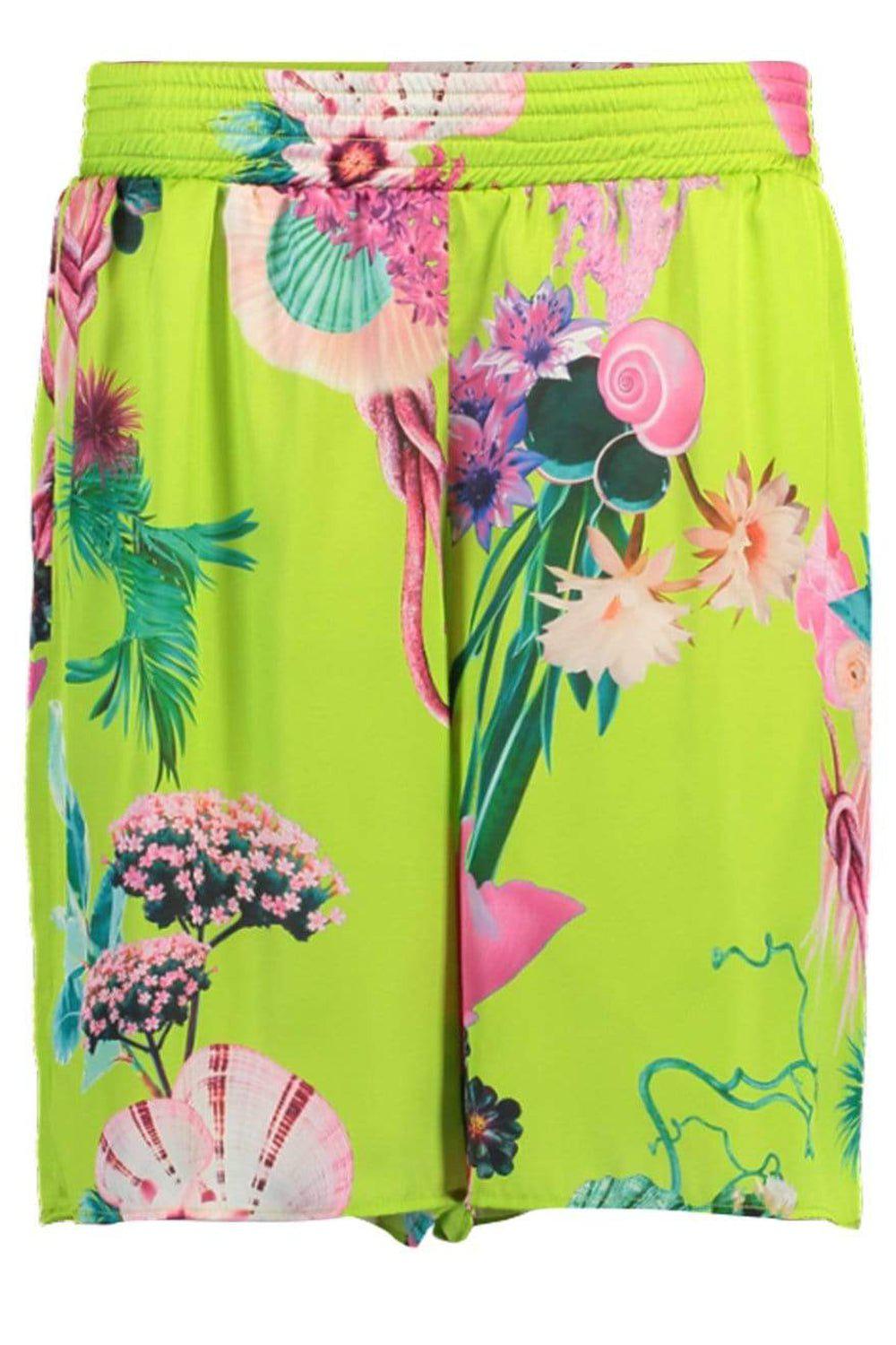FUZZI-Flower Print Shorts-