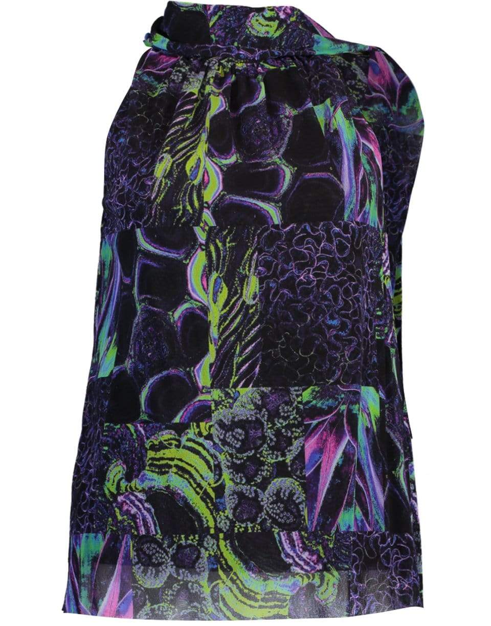 FUZZI-Sleeveless Blouse-