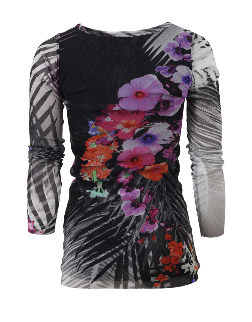 FUZZI-Printed Ruch Top-