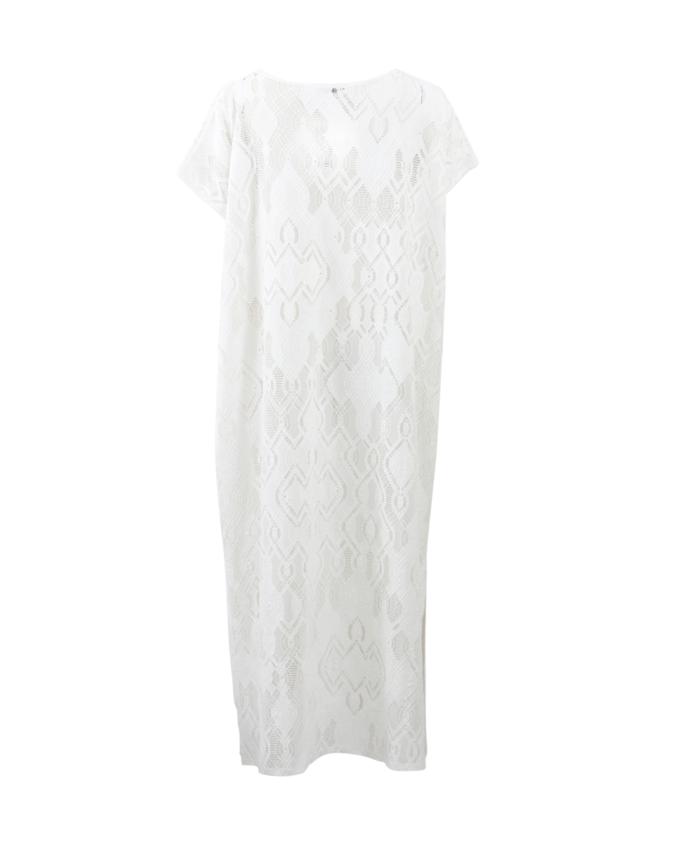 FUZZI-Long Lace Caftan-