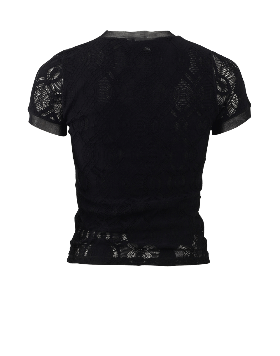 FUZZI-Lace Crop Top-