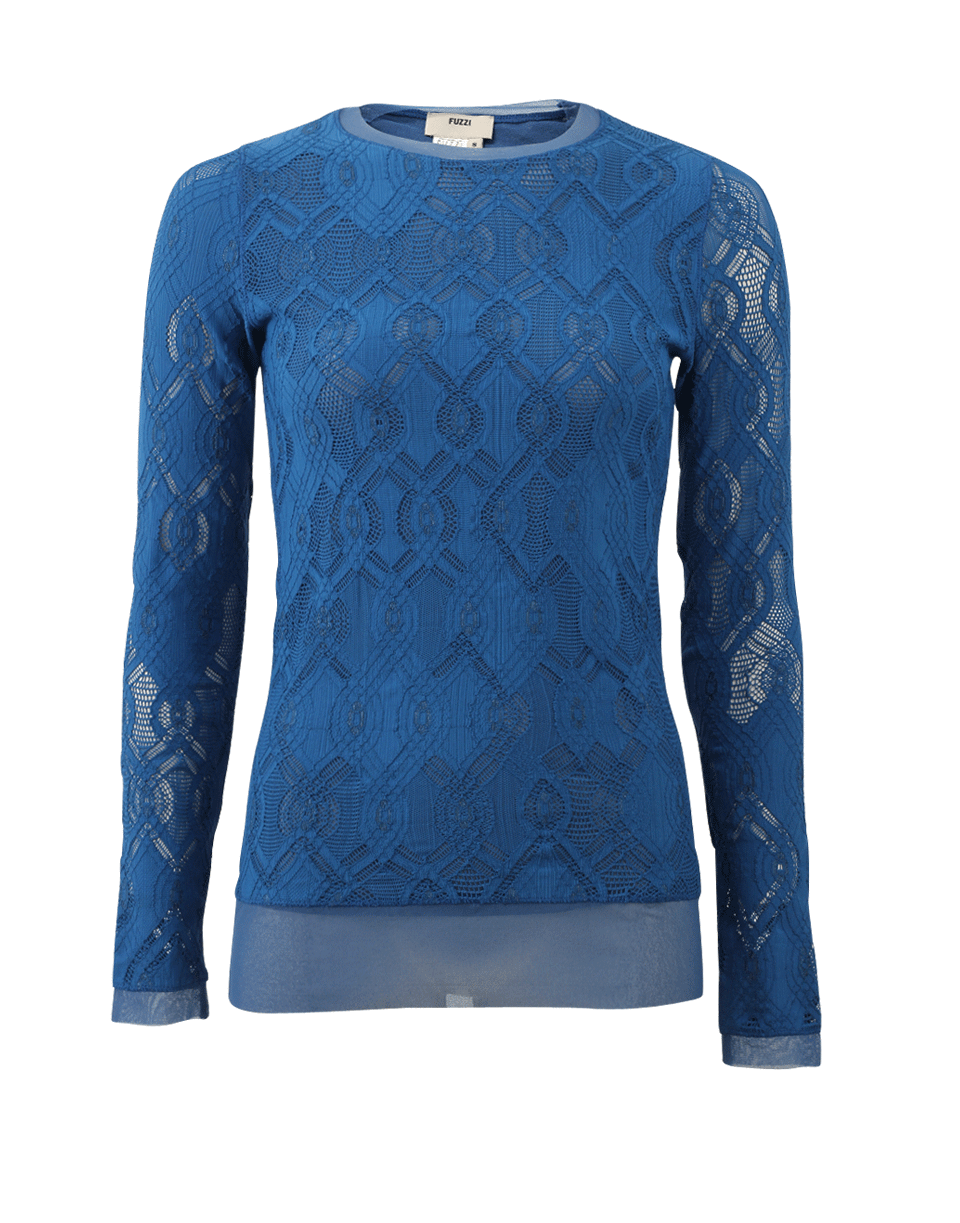 FUZZI-Stretch Lace Top-