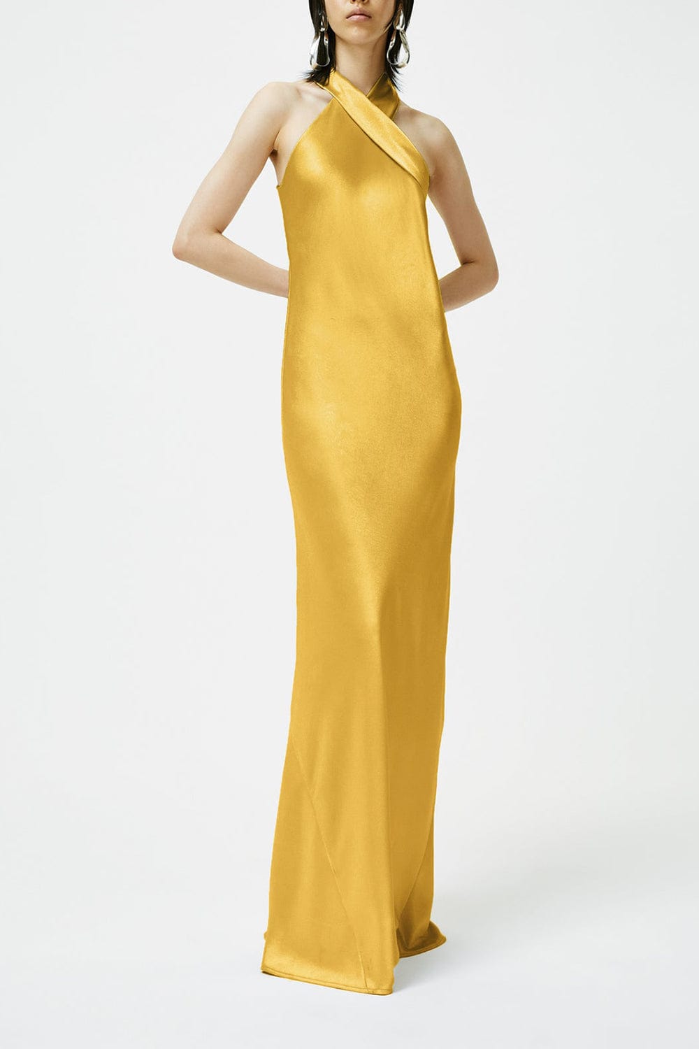 GALVAN LONDON-Satin Pandora Dress-