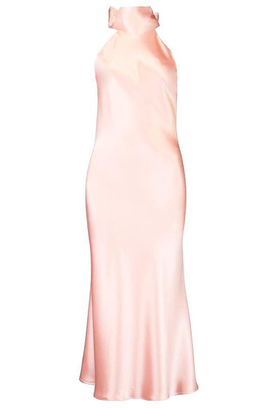 GALVAN LONDON-Cropped Sienna Dress - Nude-