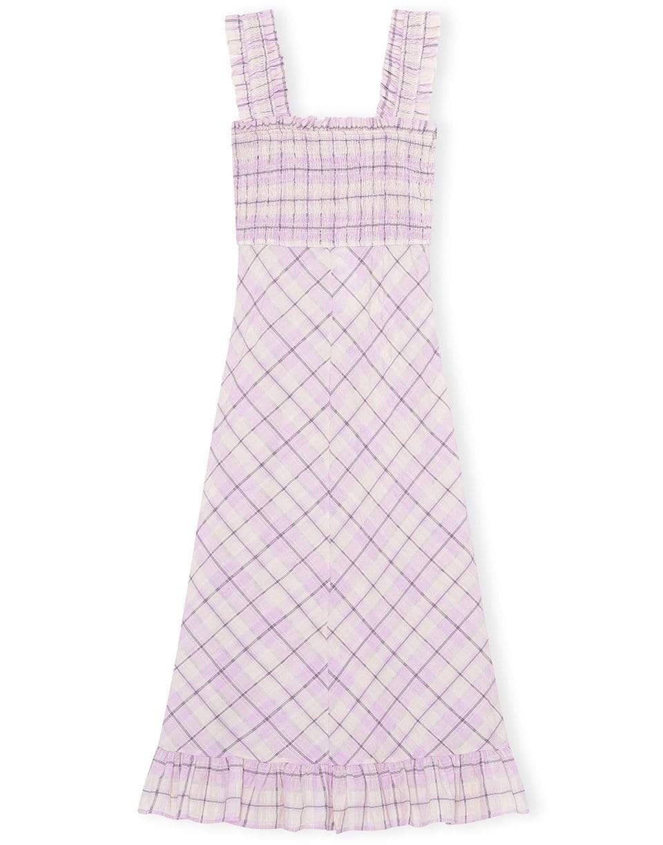 GANNI-Bloom Sunseeker Checker Dress-